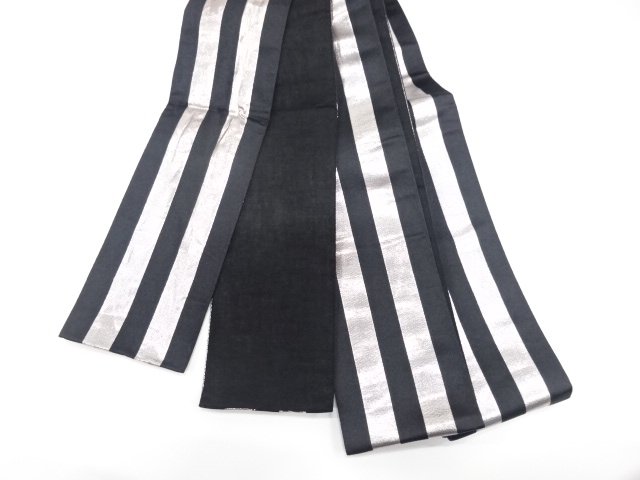  縞模様織り出し　踊り用男物角帯